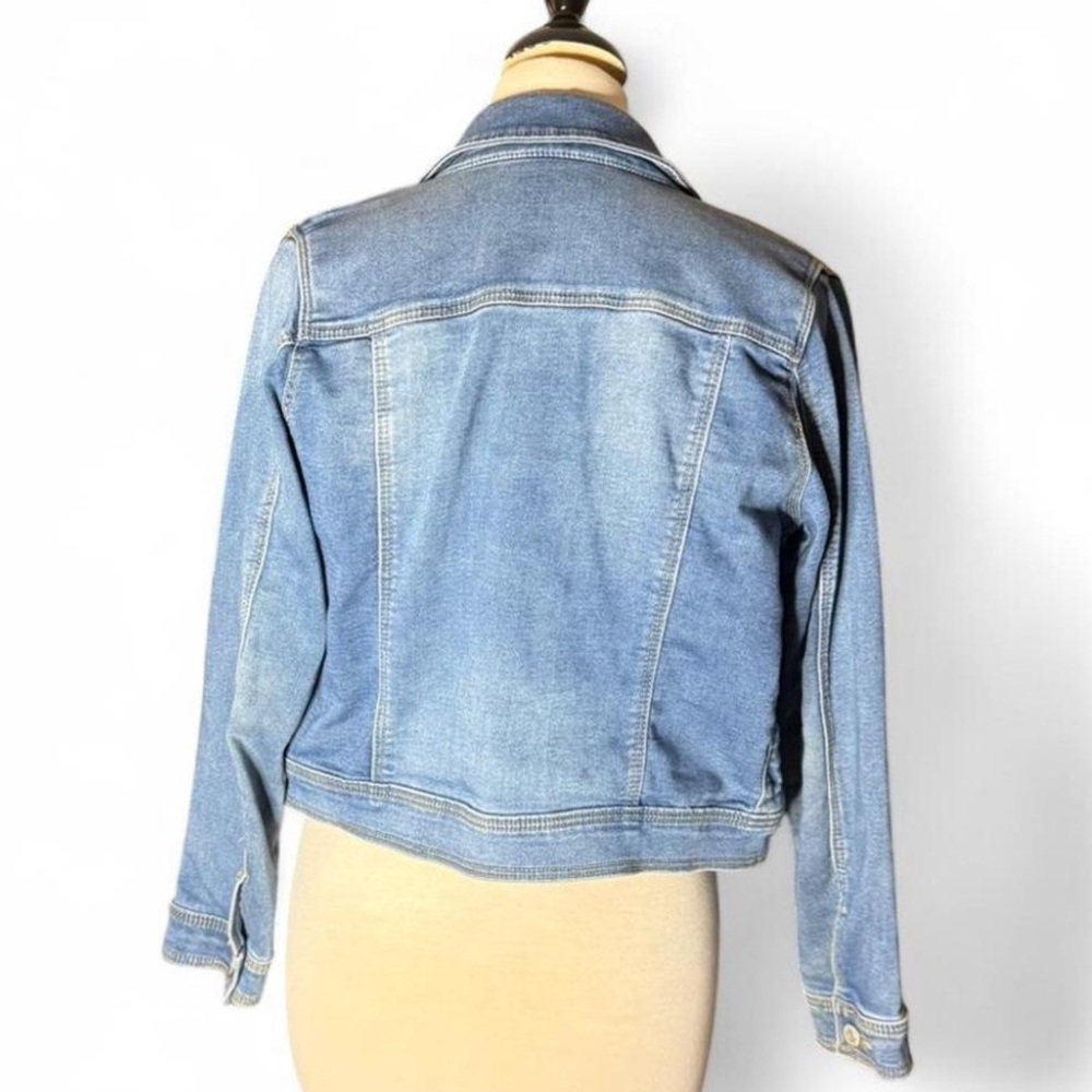 Cat & Jack Dark Blue Denim Jacket - Blue - Picture 5 of 6